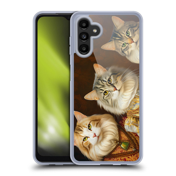 Michael David Ward Animals Fancy Cats Soft Gel Case for Samsung Galaxy A13 5G (2021)