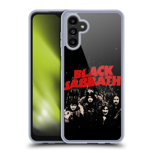 Black Sabbath Key Art Red Logo Soft Gel Case for Samsung Galaxy A13 5G (2021)