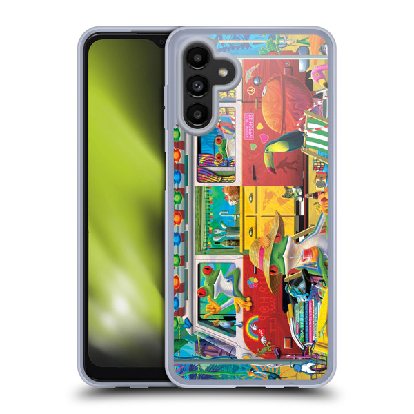 Michael David Ward Psychedelic Art Van Life Frog Soft Gel Case for Samsung Galaxy A13 5G (2021)