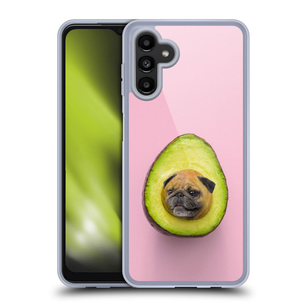 Pixelmated Animals Surreal Pets Pugacado Soft Gel Case for Samsung Galaxy A13 5G (2021)