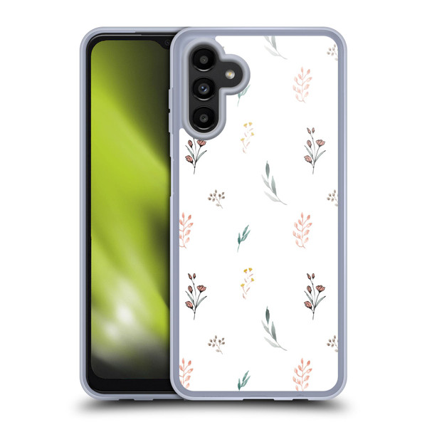 Anis Illustration Flower Pattern 2 Botanicals Soft Gel Case for Samsung Galaxy A13 5G (2021)