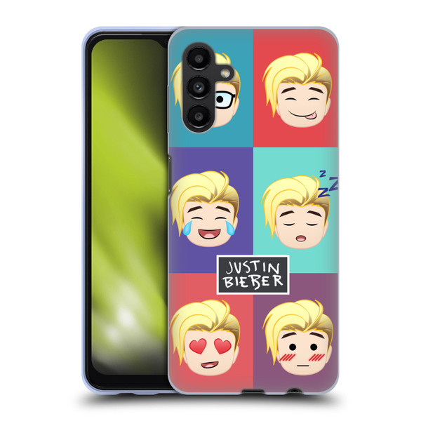 Justin Bieber Justmojis Cute Faces Soft Gel Case for Samsung Galaxy A13 5G (2021)
