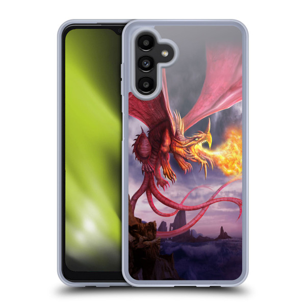 Anthony Christou Art Fire Dragon Soft Gel Case for Samsung Galaxy A13 5G (2021)
