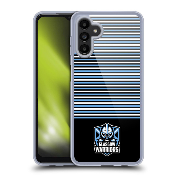 Glasgow Warriors Logo Stripes Black 2 Soft Gel Case for Samsung Galaxy A13 5G (2021)