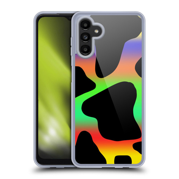 Grace Illustration Cow Prints Assorted Soft Gel Case for Samsung Galaxy A13 5G (2021)