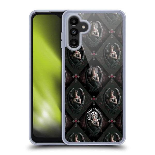 Anne Stokes Angels Rose Pattern Soft Gel Case for Samsung Galaxy A13 5G (2021)