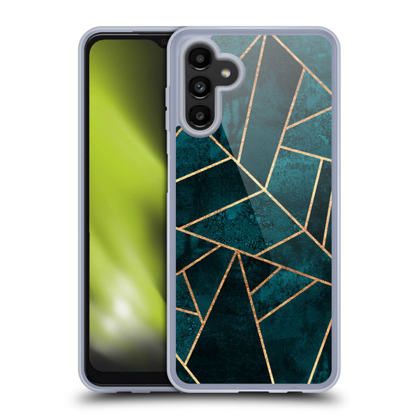 Elisabeth Fredriksson Sparkles Deep Teal Stone Soft Gel Case for Samsung Galaxy A13 5G (2021)