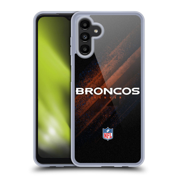 NFL Denver Broncos Logo Blur Soft Gel Case for Samsung Galaxy A13 5G (2021)