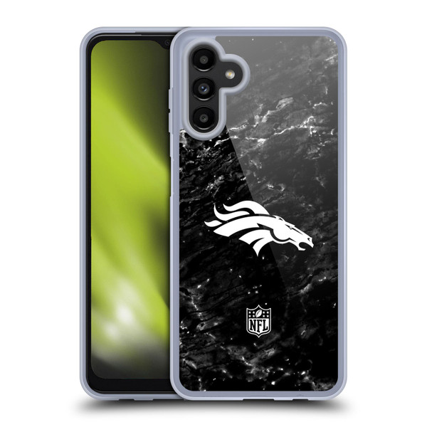 NFL Denver Broncos Artwork Marble Soft Gel Case for Samsung Galaxy A13 5G (2021)