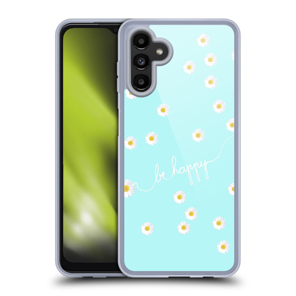 Monika Strigel Happy Daisy Aqua Soft Gel Case for Samsung Galaxy A13 5G (2021)