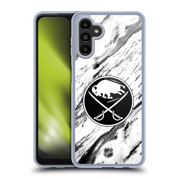 NHL Buffalo Sabres Marble Soft Gel Case for Samsung Galaxy A13 5G (2021)