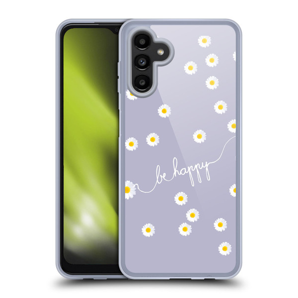 Monika Strigel Happy Daisy Lavender Soft Gel Case for Samsung Galaxy A13 5G (2021)
