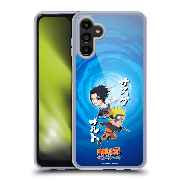 Naruto Shippuden Art Chibi Sasuke Naruto Soft Gel Case for Samsung Galaxy A13 5G (2021)