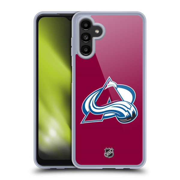 NHL Colorado Avalanche Plain Soft Gel Case for Samsung Galaxy A13 5G (2021)