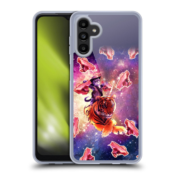 Random Galaxy Space Cat Tiger Unicorn With Bacons Soft Gel Case for Samsung Galaxy A13 5G (2021)
