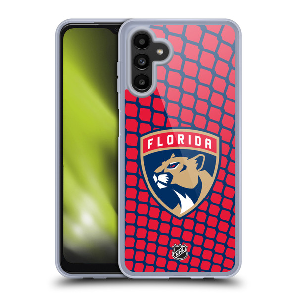 NHL Florida Panthers Net Pattern Soft Gel Case for Samsung Galaxy A13 5G (2021)