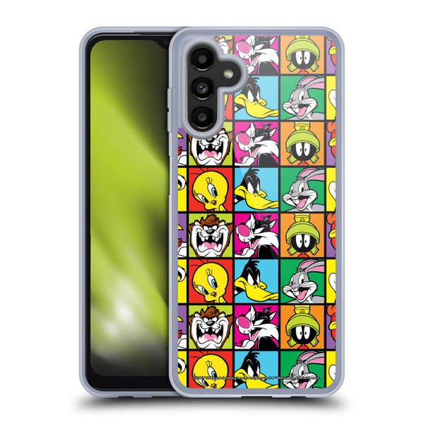Looney Tunes Patterns Tiles Soft Gel Case for Samsung Galaxy A13 5G (2021)