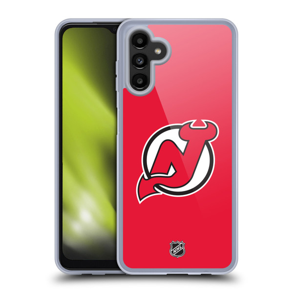 NHL New Jersey Devils Plain Soft Gel Case for Samsung Galaxy A13 5G (2021)