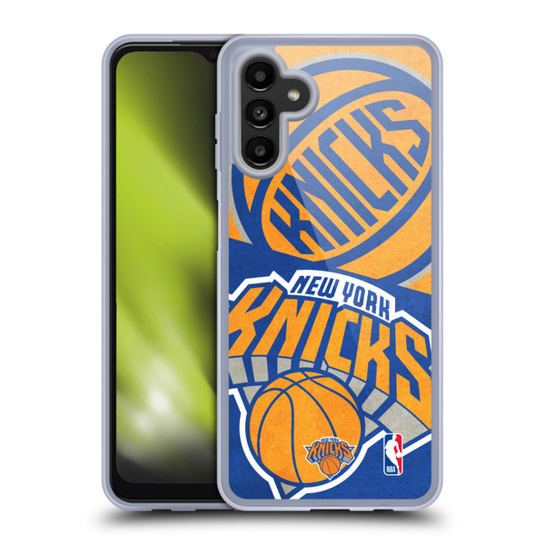 NBA New York Knicks Half Oversized Soft Gel Case for Samsung Galaxy A13 5G (2021)