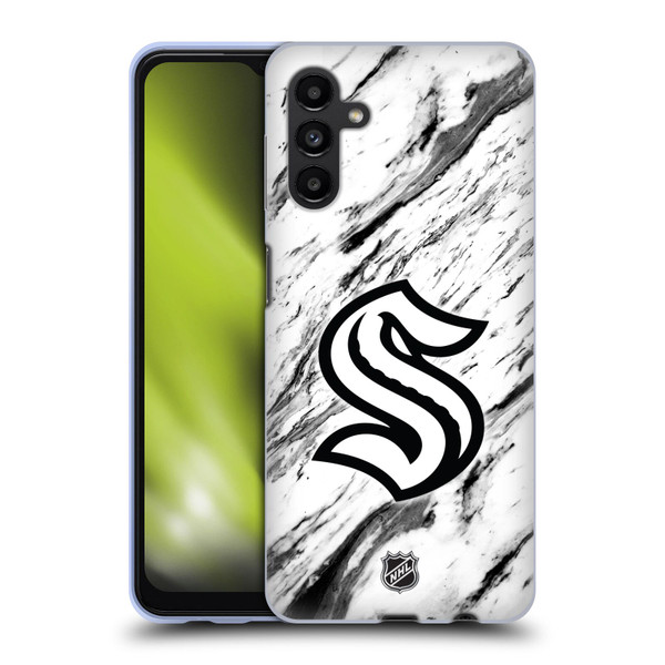 NHL Seattle Kraken Marble Soft Gel Case for Samsung Galaxy A13 5G (2021)