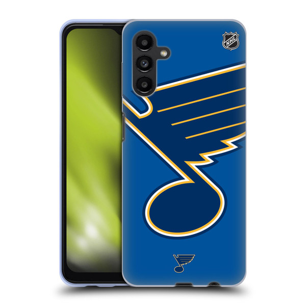 NHL St Louis Blues Oversized Soft Gel Case for Samsung Galaxy A13 5G (2021)