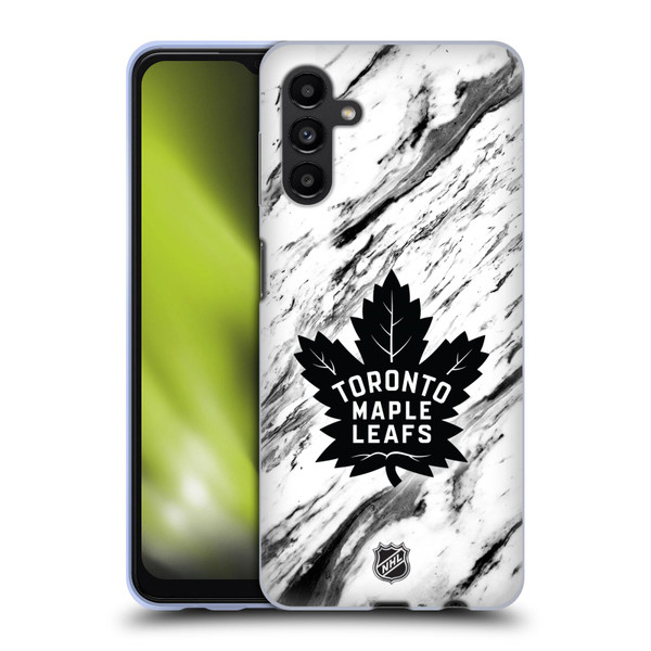 NHL Toronto Maple Leafs Marble Soft Gel Case for Samsung Galaxy A13 5G (2021)