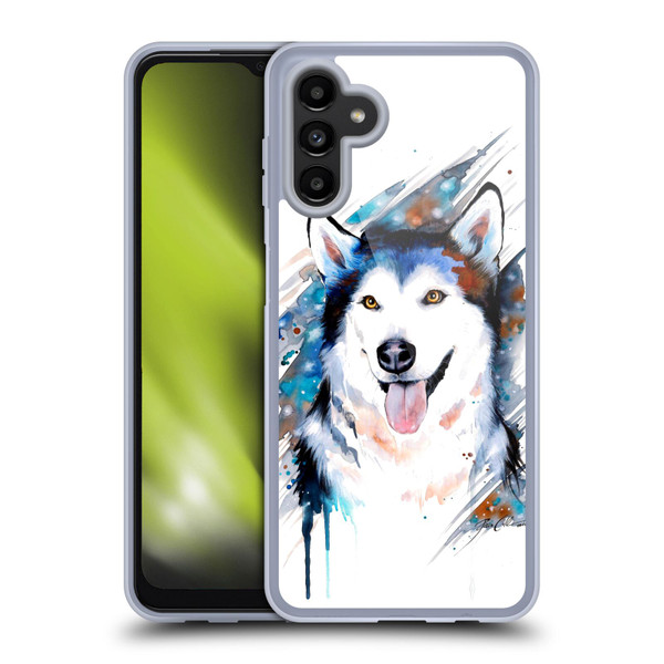 Pixie Cold Animals Husky Soft Gel Case for Samsung Galaxy A13 5G (2021)
