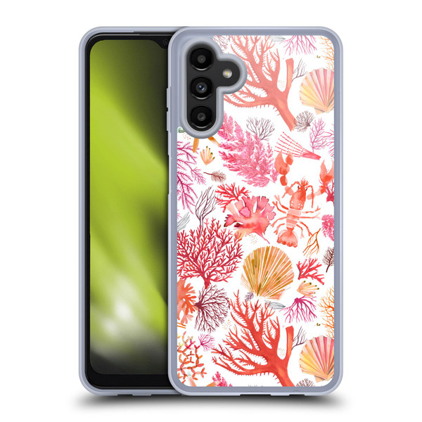 Ninola Ocean Orange Corals Soft Gel Case for Samsung Galaxy A13 5G (2021)