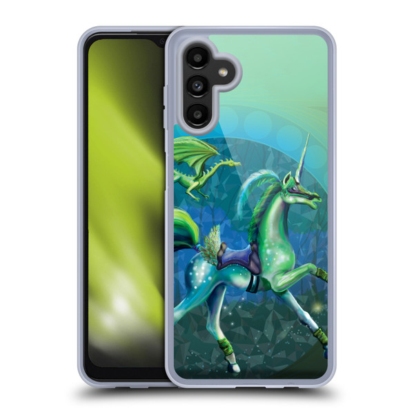 Rose Khan Unicorns Green Summer Soft Gel Case for Samsung Galaxy A13 5G (2021)