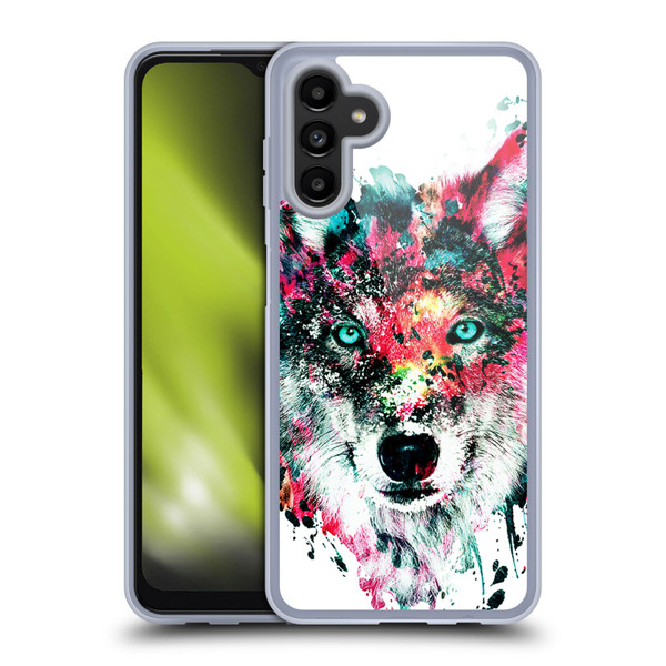 Riza Peker Animals Wolf Soft Gel Case for Samsung Galaxy A13 5G (2021)