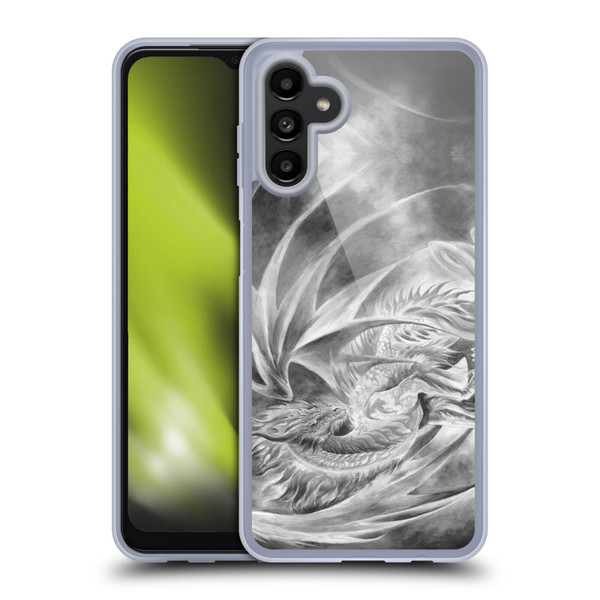 Ruth Thompson Dragons Silver Ice Soft Gel Case for Samsung Galaxy A13 5G (2021)