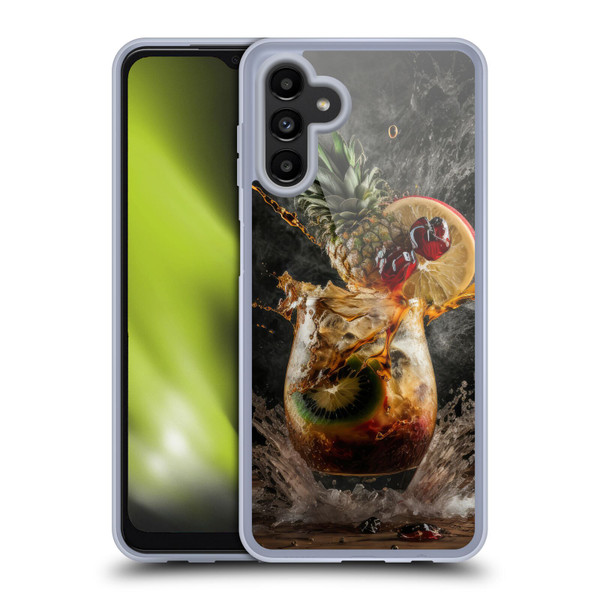 Spacescapes Cocktails Exploding Mai Tai Soft Gel Case for Samsung Galaxy A13 5G (2021)