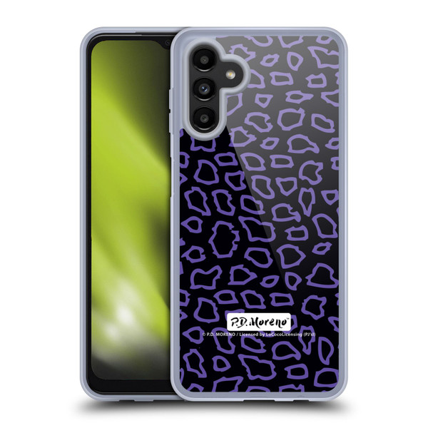 P.D. Moreno Patterns Black Purple Soft Gel Case for Samsung Galaxy A13 5G (2021)