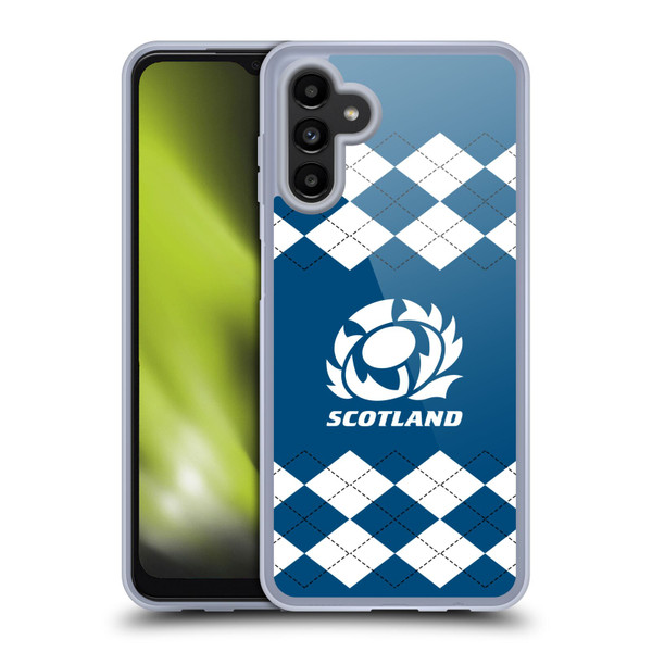 Scotland Rugby Logo 2 Argyle Soft Gel Case for Samsung Galaxy A13 5G (2021)