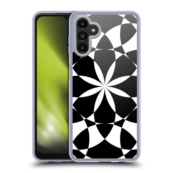 PLdesign Geometric Black And White Soft Gel Case for Samsung Galaxy A13 5G (2021)