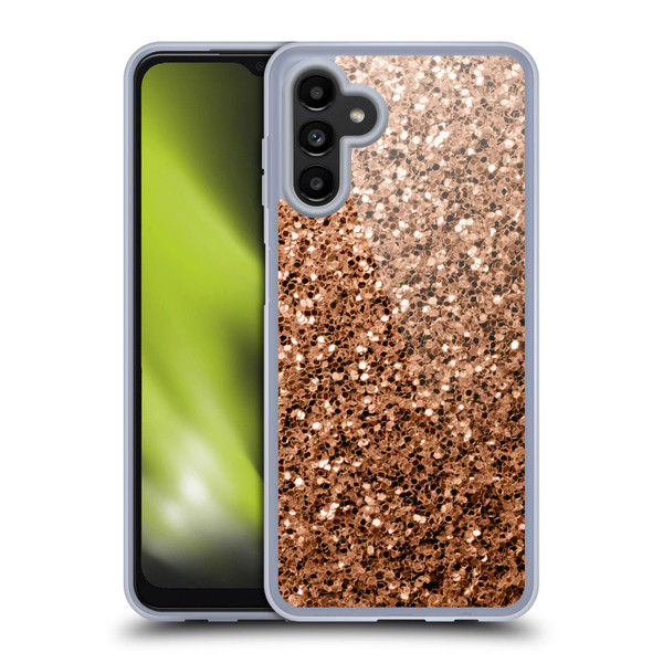 PLdesign Sparkle Prints Bronze Soft Gel Case for Samsung Galaxy A13 5G (2021)