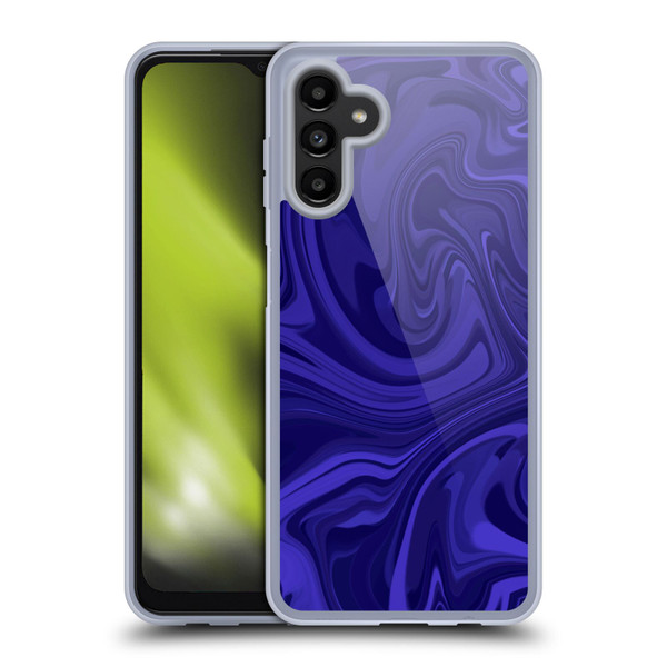 Suzan Lind Marble Indigo Soft Gel Case for Samsung Galaxy A13 5G (2021)