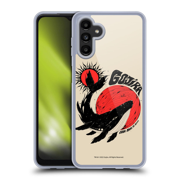 Gojira Graphics Whale Sun Moon Soft Gel Case for Samsung Galaxy A13 5G (2021)