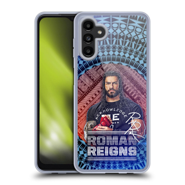 WWE Roman Reigns Tribal Pattern Soft Gel Case for Samsung Galaxy A13 5G (2021)