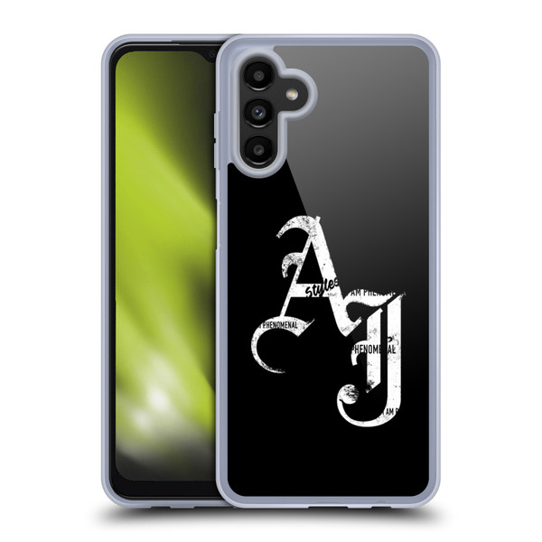 WWE Aj Styles Grunge Initials Soft Gel Case for Samsung Galaxy A13 5G (2021)