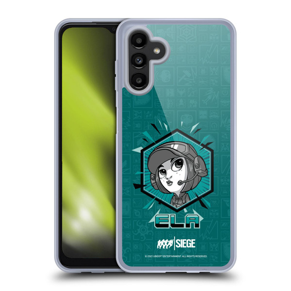 Tom Clancy's Rainbow Six Siege Chibi Operators Ela Soft Gel Case for Samsung Galaxy A13 5G (2021)