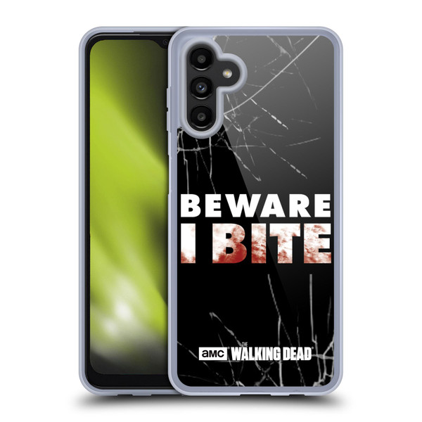 AMC The Walking Dead Typography I Bite Soft Gel Case for Samsung Galaxy A13 5G (2021)