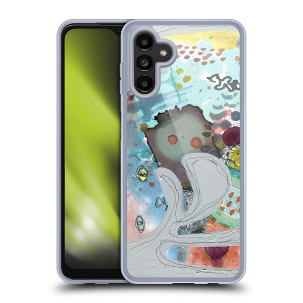 Wyanne Cat Abstract Kitty Soft Gel Case for Samsung Galaxy A13 5G (2021)