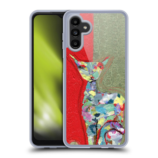 Wyanne Cat Three Cent Attitude Soft Gel Case for Samsung Galaxy A13 5G (2021)