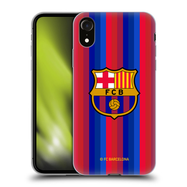 FC Barcelona 2026/27 Crest Kit Home Soft Gel Case for Apple iPhone XR