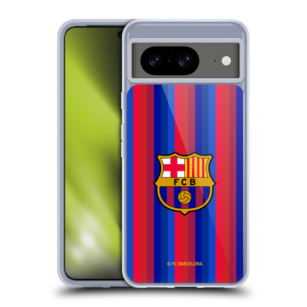 FC Barcelona 2026/27 Crest Kit Home Soft Gel Case for Google Pixel 8