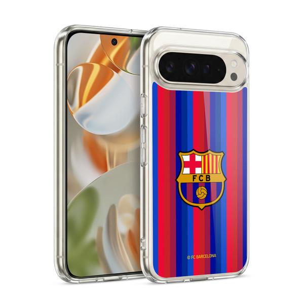 FC Barcelona 2026/27 Crest Kit Home Soft Gel Case for Google Pixel 9 / Pixel 9 Pro