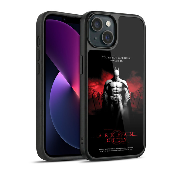 Batman Arkham City Graphics Batman Not Safe Here Gel Armour Case For Apple iPhone 13