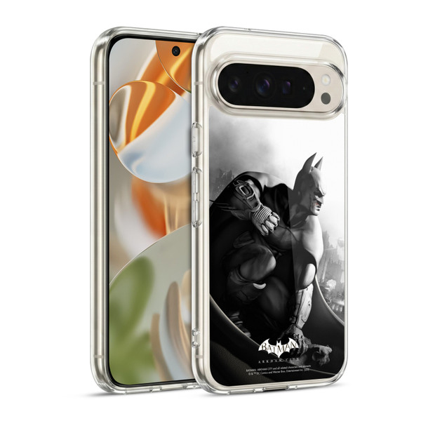 Batman Arkham City Key Art Poster Soft Gel Case for Google Pixel 9 / Pixel 9 Pro