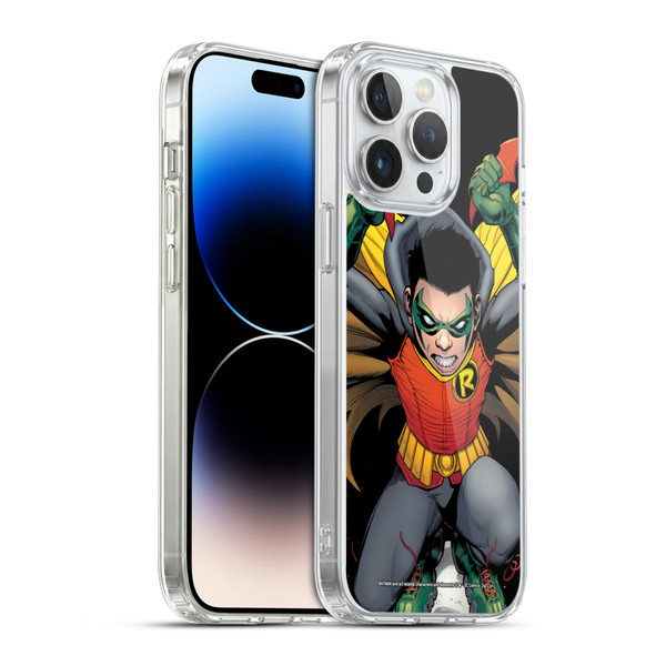 Batman DC Comics Damian Wayne Robin Soft Gel Case for Apple iPhone 14 Pro Max & MagSafe